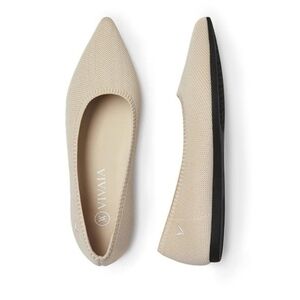 Vivaia Aria 5° Pointed-Toe Ballet Flats | 7.5